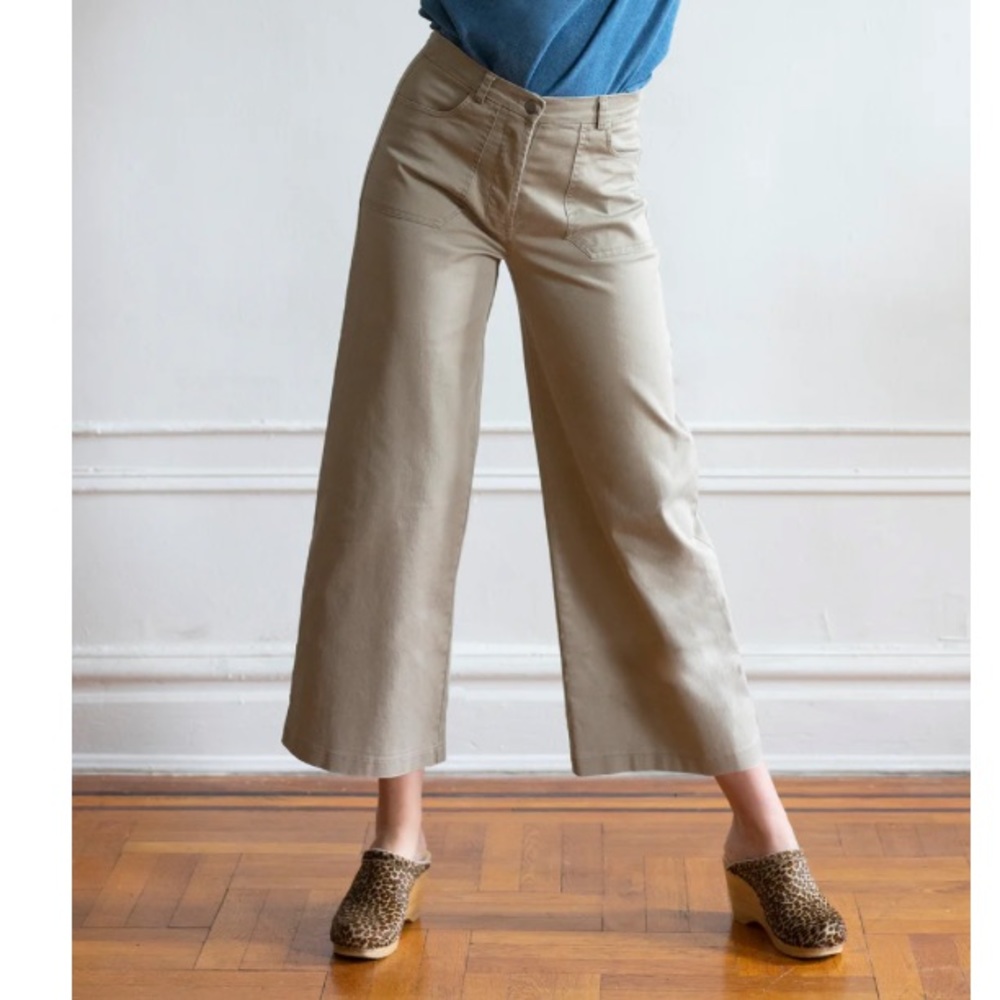 Loup Simone Pant in Khaki Medium
